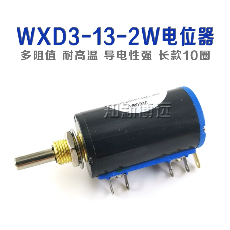 Chiết áp đa vòng chính xác WXD3-13-2W 4.7K 10K Điện trở điều chỉnh 1K 2.2K 4K7 100K