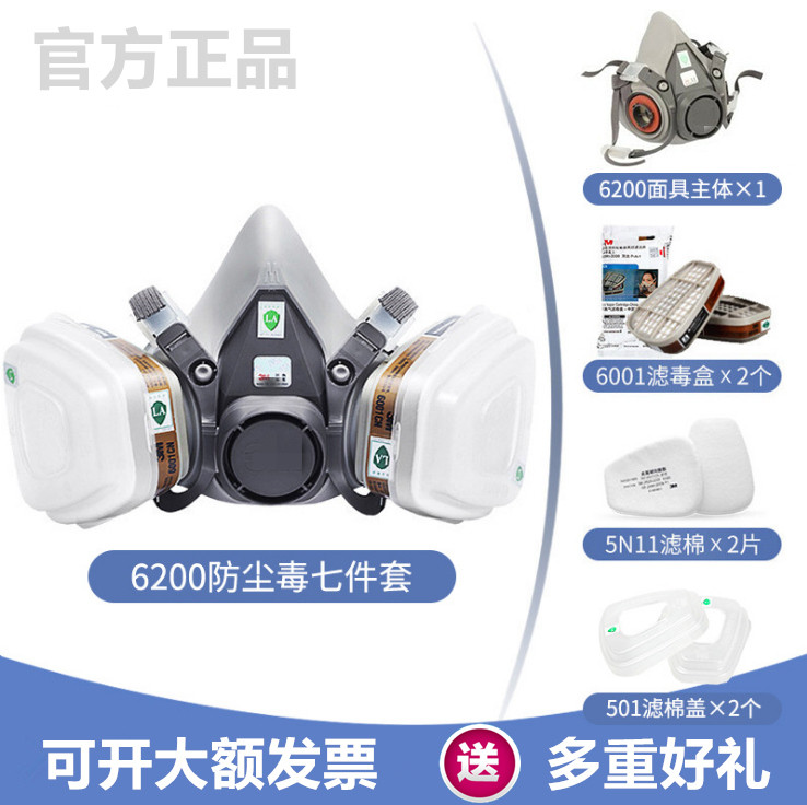6200 gas mask to fight pesticide spray paint mask to prevent industrial dust smoke formaldehyde chemical organic gas