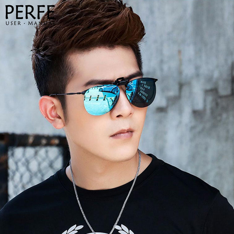 Sunglasses clip-on sunglasses men driving polarized tide 2021 new myopia clip-on driving glasses women