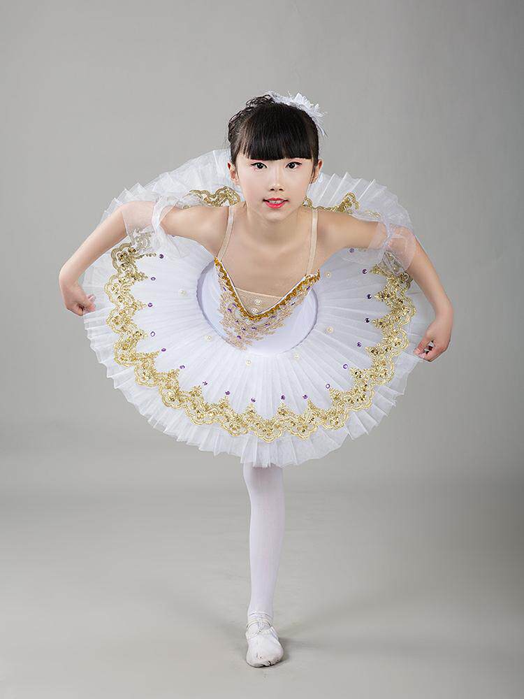 Children's Little Swan Dance Hanging Ballet Swan Lake Pungui Dress Children's Delicious Ballet Tutu Dress