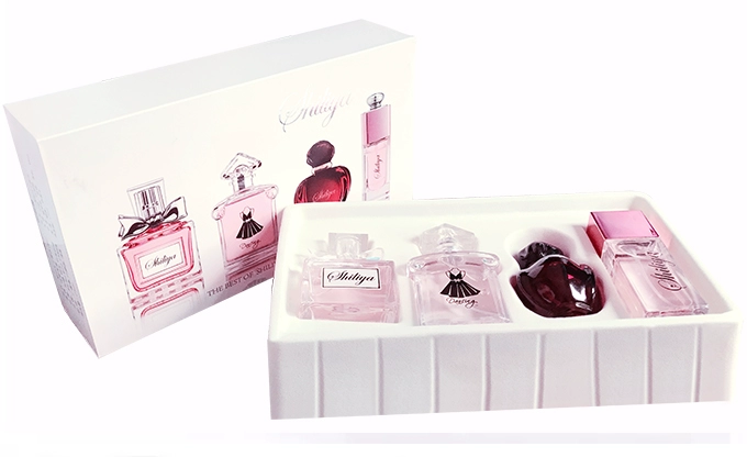 [Bộ 4 hộp quà tặng] đàn ông và phụ nữ nước hoa đích thực lâu năm Eau de Toilette
