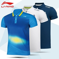 Li Ning áo thun nam ngắn tay áo polo nửa tay 2018 hè mới nhẹ nhàng và thoáng khí Paul tay áo ngắn thể thao - Áo polo thể thao áo polo dior