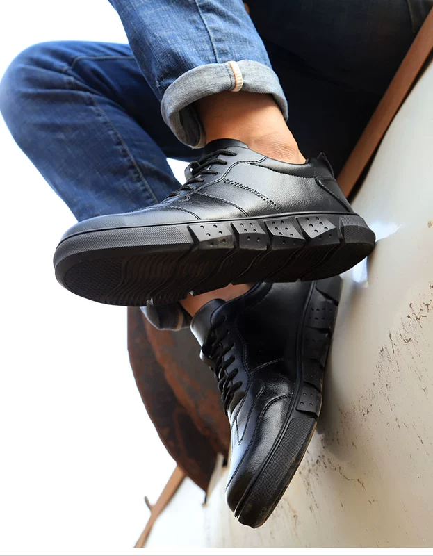Giày bảo hiểm lao động Giày nam Chống đập vỡ Anti-Piercing Weer Ultra Light Odor Soft Dưới Túi thép Đầu Xây dựng Trang web Không thấm nước Giày công sở