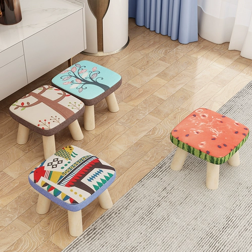 Столетный стул дома мода творческая низкая табуретка диван -табурет детский стул, сидящий на дверце скамейки на пирсе, чтобы сменить туфли табурет