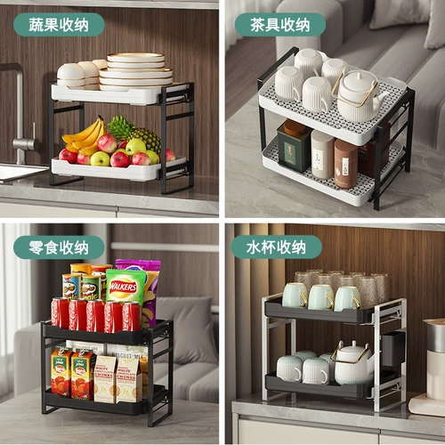 Система хранения, двухэтажная чайная чашка, держатель для стакана, чайный сервиз, настольная сушилка для домашнего использования со стаканом