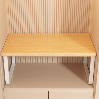 Wardrobe Storage Rack, Cabinet Layered Storage Shelf, Cabinet Interior Partition, Desktop Microwave Storage Organizer, Kitchen Cabinet Partition