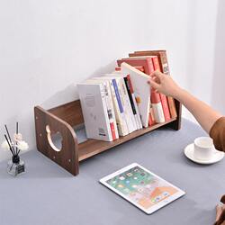 Solid Wood Desktop Storage Rack Bookshelf Office Desk Multi-Layer Simple Book Stand File Folder Storage and Organization Rack