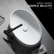Modern Jane European oval table basin Wash countertop basin Bathroom wash basin Hotel wash basin Ceramic water basin