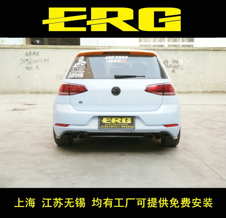 Fox High 7 Exhaust Pipe Modified Golf 7 5 Original Bilateral Four-out Remote Control Valve Variable Sports Car Sound