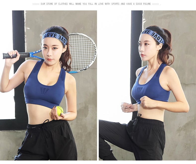 Kích thước lớn phòng tập thể dục thể thao vest kiểu áo ngực chống sốc chạy yoga chất béo mm200 kg thu thập mà không có vòng thép đồ lót dây kháng lực mini band