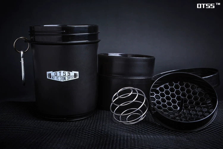OTSS tùy chỉnh chuyên nghiệp thể dục thể thao chuyên nghiệp bột protein lắc cốc uống ba lớp cốc khuấy cốc thể thao
