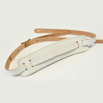 RedMusicWorks RMW boutique cowhide version English leather small shoulder pad guitar strap