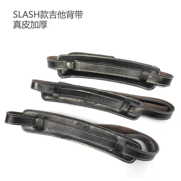 New slash Cash Cow Leather Guitar Holding Baby Bag Bass Cuddling Bag (Genuine Leather Padded Shoulder Thickening)