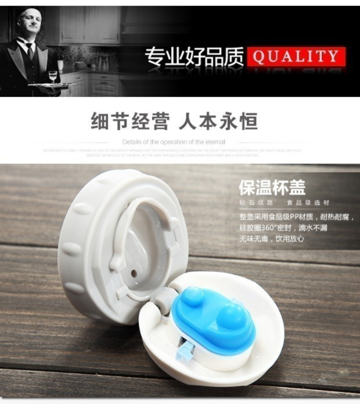 Nồi cách nhiệt chân không inox ngoài trời công suất lớn cốc cho nam và nữ xách tay nước thể thao nồi du lịch 800ml - Tách lock and lock bình giữ nhiệt