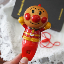 Bread blows small whistles children instrument baby Superman toy called son girl referee whistle cartoon with rope