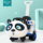 Детский электромобиль Panda, четырехколесный автомобиль, детская машинка-качалка, детская игрушка с дистанционным управлением, может сидеть на мотоцикле и выгуливать ребенка mini 0