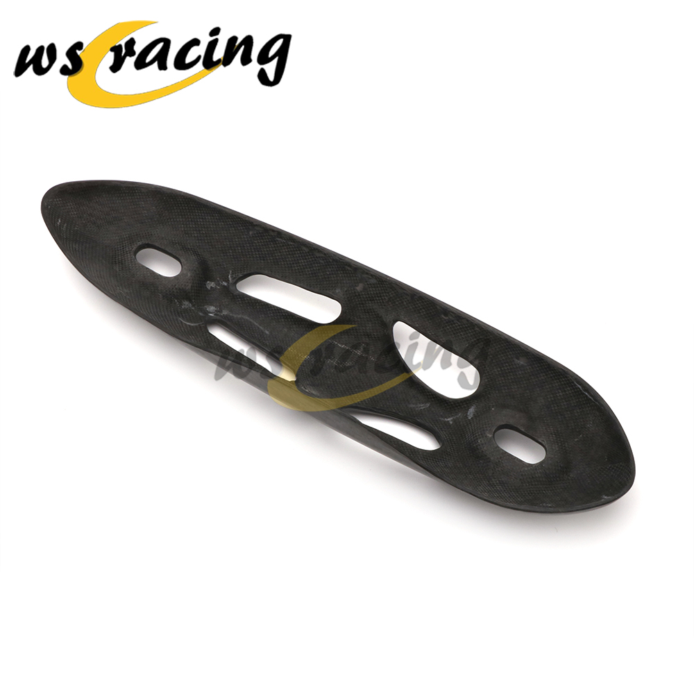 OTOM sửa đổi off-road ống xả xe máy sợi carbon chống nóng tấm bảo vệ ống xả tấm chống sắt - Ống xả xe máy pô tay ga