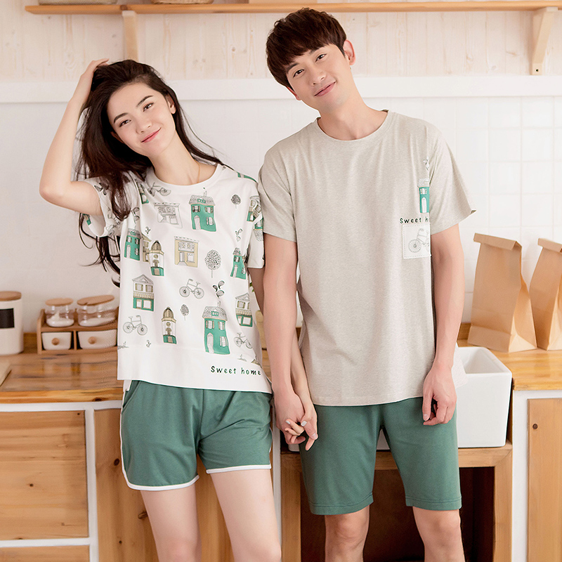 Pyjama mixte en Coton à manche courte - Ref 3006064 Image 5