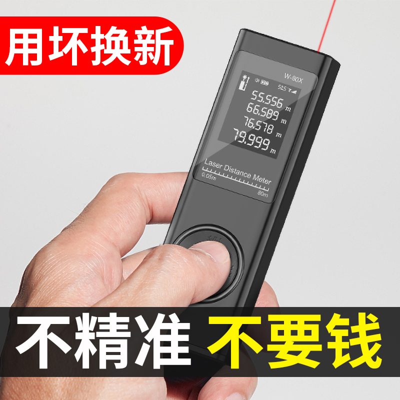 Foransee rangefinder infrared measuring ruler laser electronic ruler high-precision measuring room instrument mini-measuring handheld