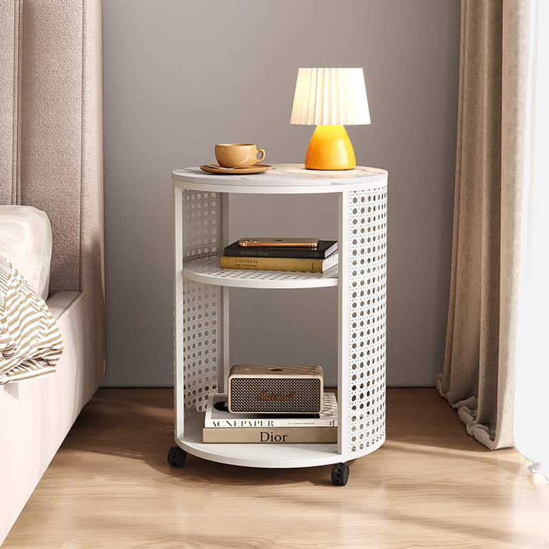 Bedside table simple modern slate bedroom high-end bedside rack creative locker home light luxury