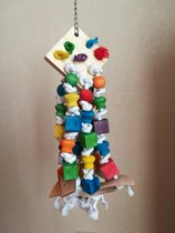 Parrot bird toy gray parrot macaw macaw gnawing hand-made