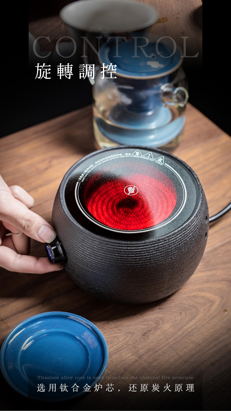 And hall Pyrex cooking household automatic steamed tea is the tea, the electric TaoLu steaming tea pot large capacity
