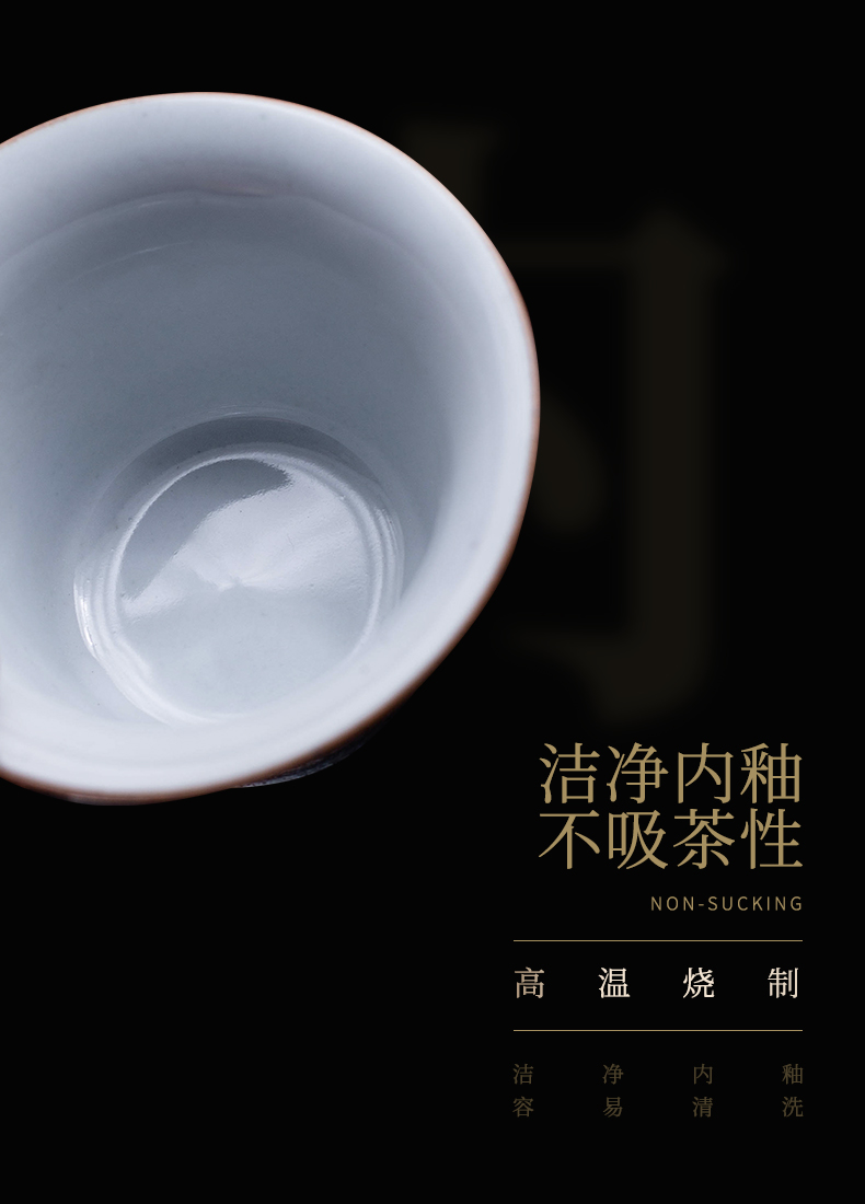 Manual only three tureen tea cups and hall suit ceramic large kung fu tea bowl of individual is not hot