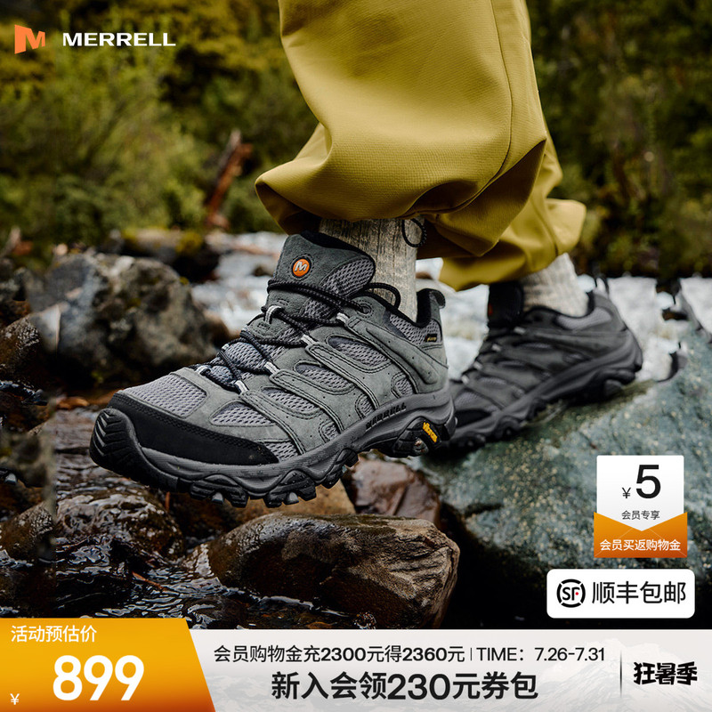 Merrell Moab3 Gtx Waterproof Outdoor Professional Mountaineering Hiking Shoes for Men and Women, Non-Slip and Wear-Resistant Sports Shoes Merrell Moab3 Gtx Waterproof Outdoor Professional Mountaineering Hiking Shoes for Men and Women, Non-Slip and Wear-Resistant Sports Shoes