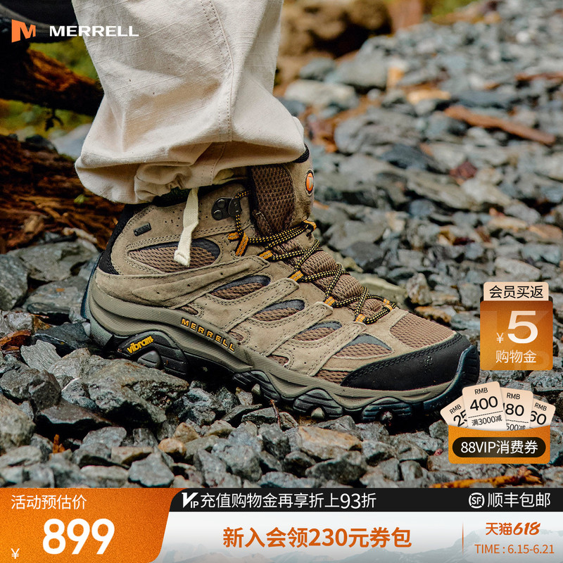 Merrell Moab3 Gtx Outdoor Professional Waterproof Hiking Shoes for Men and Women, Non-Slip Mid-High Hiking Shoes Merrell Moab3 Gtx Outdoor Professional Waterproof Hiking Shoes for Men and Women, Non-Slip Mid-High Hiking Shoes