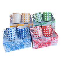 Nordic creative coffee cup office home ceramic water cup simple afternoon tea mug female couple gift box