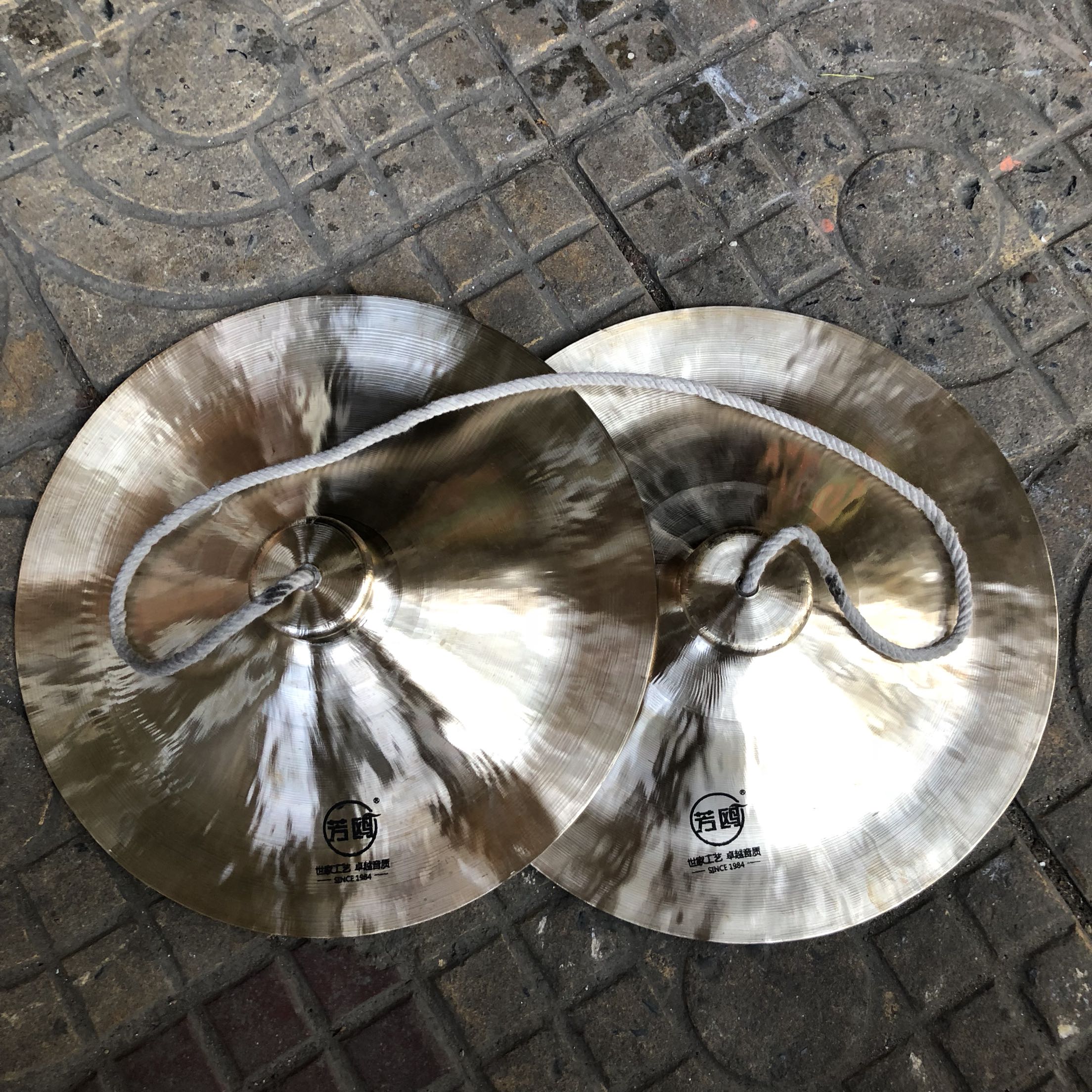 Fang Ou Guang cymbals 28 hi-hat notes Foshan lion drum Gong Drum wake lion lion dance South lion performance full copper hi-hat cymbals 30 cm