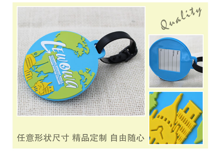 Pvc ba lô cao su thương hiệu cao su mềm LOGO con dấu cao su tùy chỉnh huy hiệu phát sáng con dấu cao su Velcro dán tùy chỉnh miếng nhám dán quần áo