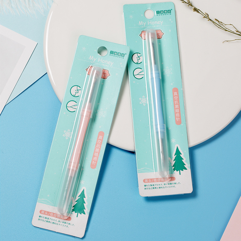 Sandi Yipin Vacuum Antibacterial Acne Acne Needle Acne Needle Blackhead Needle Acne Acne With Cover Cap Beauty Tool