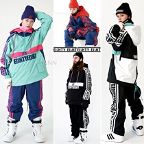 2021napping88 Korean ski suit mens and womens veneer coat jacket waterproof pullover pants EIGHT