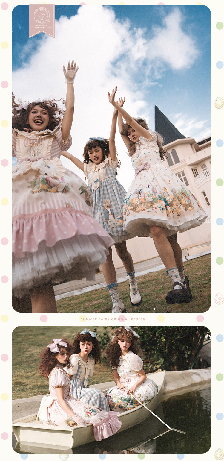 Peter Rabbit Lolita JSK/Skirt/Blouse -Pre-order,Sweet Lolita
