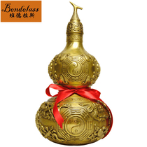 Banderas copper plinth Feng Shui Swing Pieces Pure Copper Feng Shui Strokes of the Living Room Wine Cabinet Decorative Handiwork