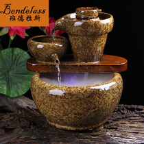 Banderas Ceramics Feng Shui Pendulum home Merchants Creative Water Swing Piece Atomization Plus Wet Storefront Desktop Furnishing