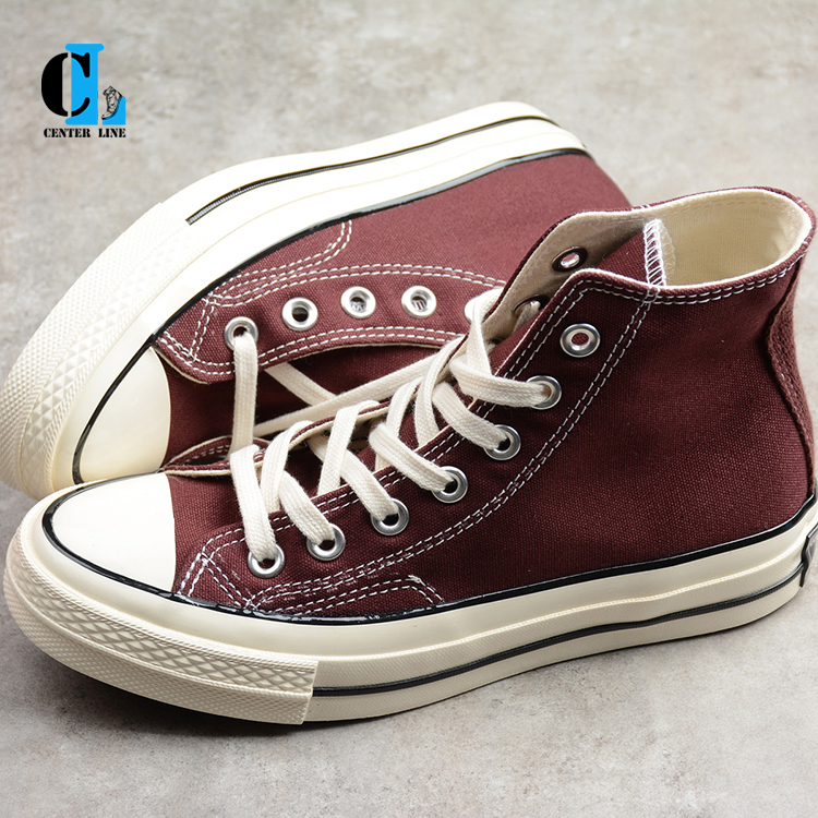 Converse 1970s Converse Samsung tiêu chuẩn rượu vang đỏ thấp để giúp giày vải cao 162059C 162051C giầy cầu lông kumpoo