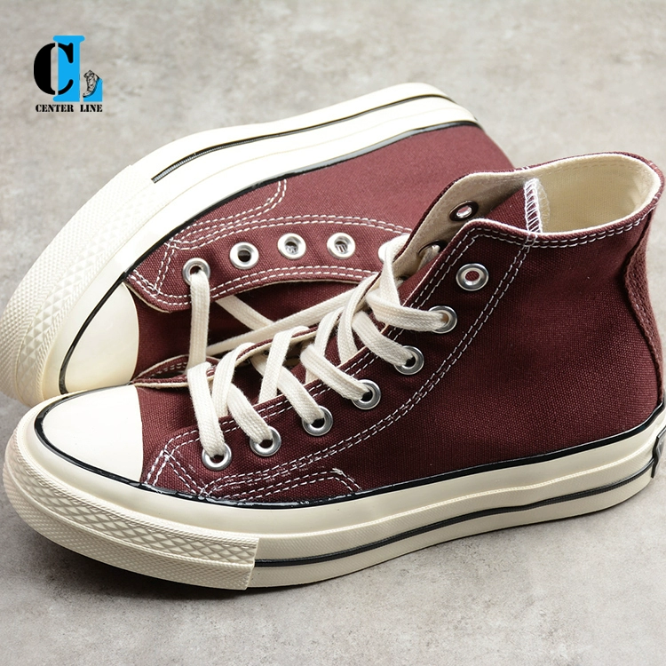 Converse 1970s Converse Samsung tiêu chuẩn rượu vang đỏ thấp để giúp giày vải cao 162059C 162051C