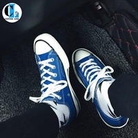 Converse Converse 1970s Giày vải nam cao và thấp màu xanh tiêu chuẩn Samsung 162064c 162055c sục thể thao độn đế