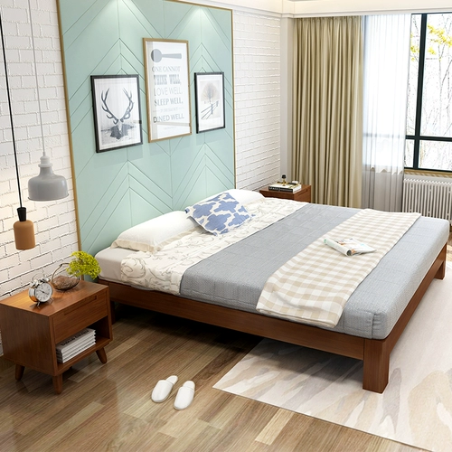 Современный и минималистичный скелет из натурального дерева для кровати, татами, делается под заказ