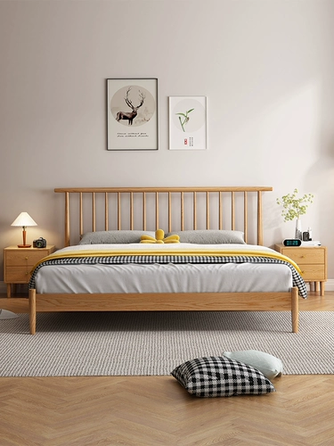 Современная и минималистичная японская арфа из натурального дерева для двоих, 1.35м