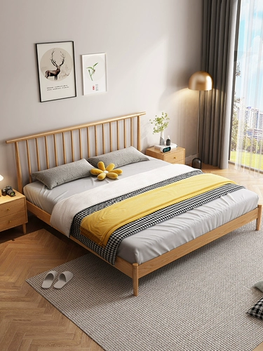 Современная и минималистичная японская арфа из натурального дерева для двоих, 1.35м