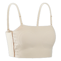 Corset bra for women with big breasts super flat artifact student sports shock-proof plastic breast wrap camisole summer cos