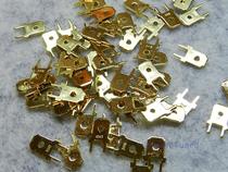 Taiwan pure copper alloy gold-plated 24K 5U terminal blocks 4 8 solder inserts insert reeds each 5 yuan