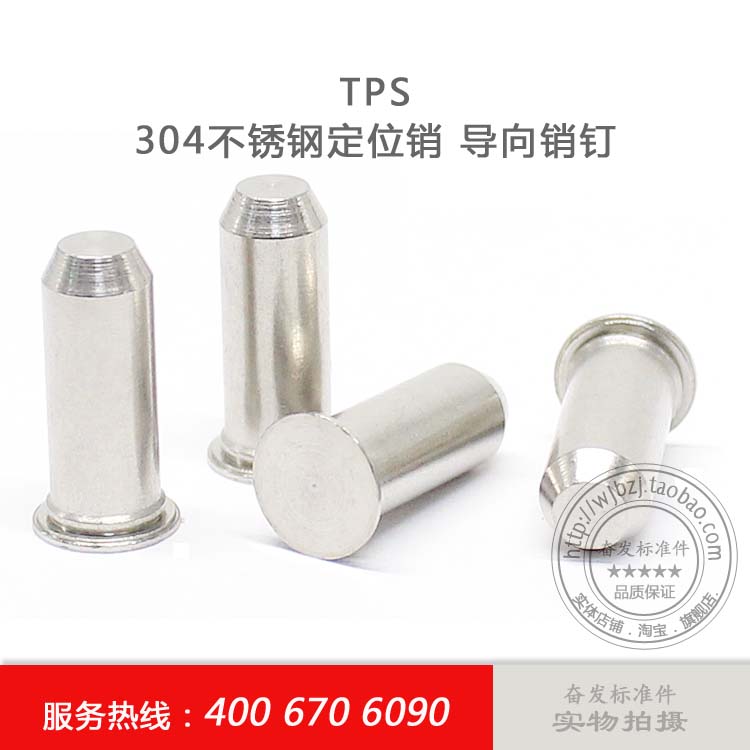 304 stainless steel press riveting pin positioning pin pointing pin TPS-M5-8 10 12 14 16 16 20