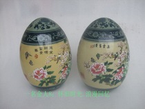 Old objects retro porcelain ball ball pairs of jade famous porcelain ball pieces can be collected for props retro decoration display