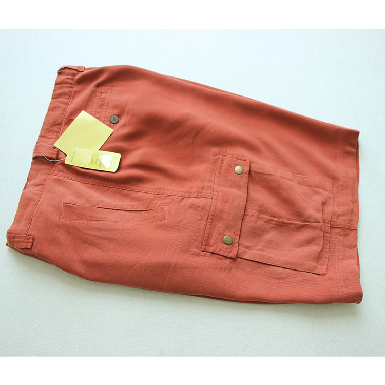 Mùa hè văn học retro nam giản dị sọc dọc 绢 quần short Bermuda dụng cụ quần giản dị quần âu nam đẹp