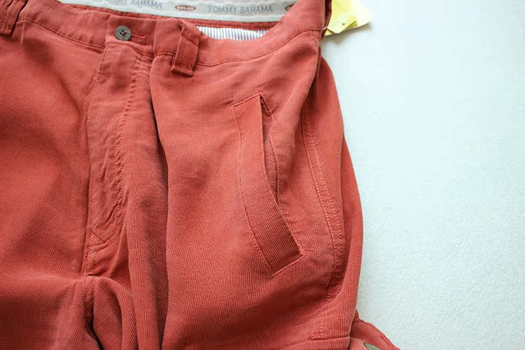 Mùa hè văn học retro nam giản dị sọc dọc 绢 quần short Bermuda dụng cụ quần giản dị quần âu nam đẹp