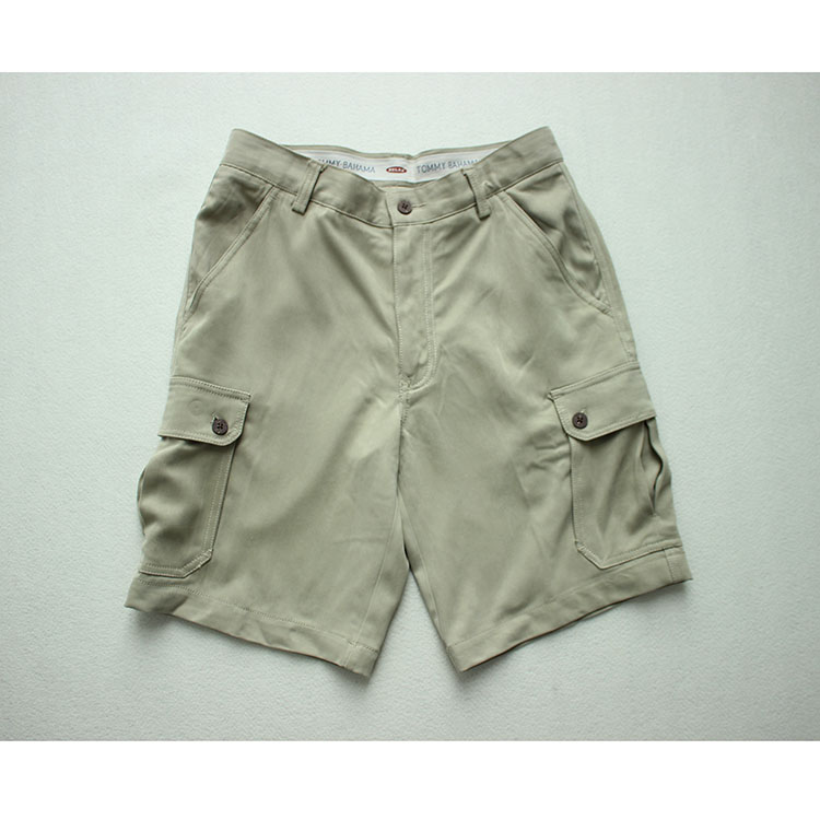 Retro Sven Men Casual 100 Silk Heavy Duty Spin Quần short Bermuda Quần âu (biểu đồ hải lý) quần baggy nam